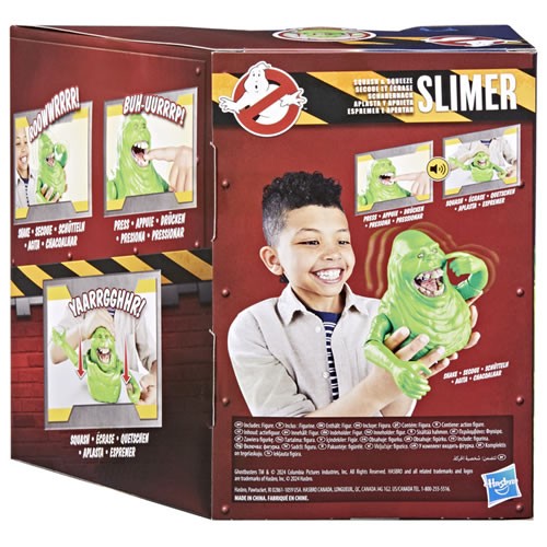 Ghostbusters Figures - 7" Squash & Squeeze Slimer Animatronic Figure - 5L00