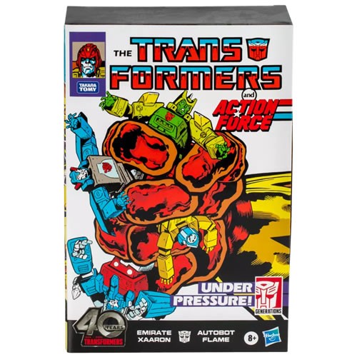 Transformers Gen Figures - Comic Edition Autobot Flame & Emirate Xaaron 2-Pack - 5L00