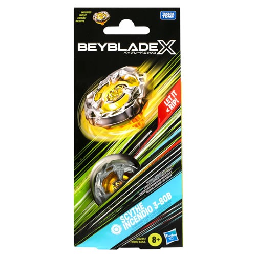 Beyblade X - Scythe Incendio 3-80B Booster Pack Set - AX00