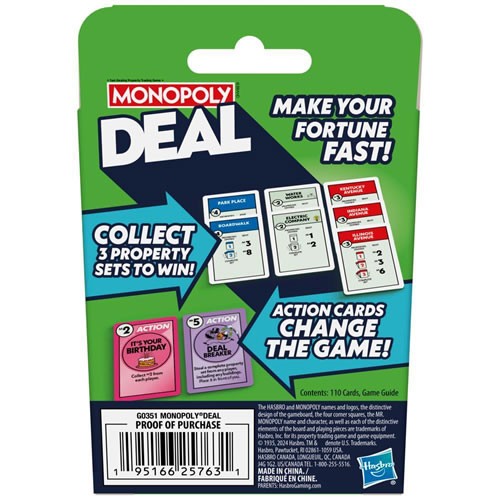 Card Games - Monopoly Deal - 0000