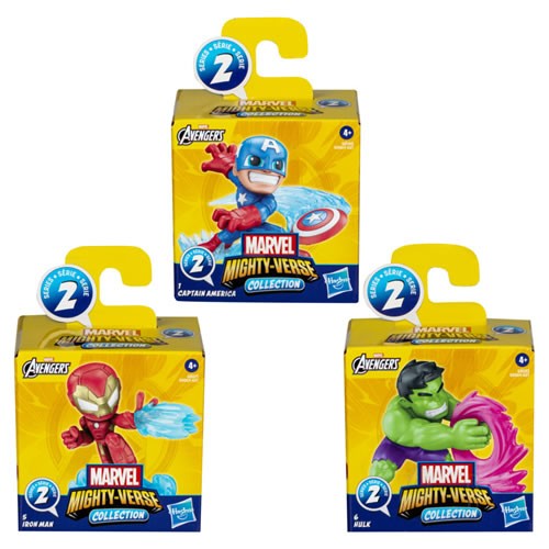 Marvel Avengers Figures - Mighty-Verse Collection - S02 - Multipack - 5S00