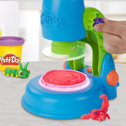 Play-Doh - Light And Look Microscope Playset - 5L00