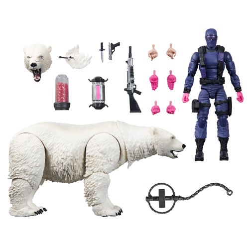 G.I. Joe Figures - 6" Classified Series - (#161) Snake Eyes & Polar Bear - 5L00