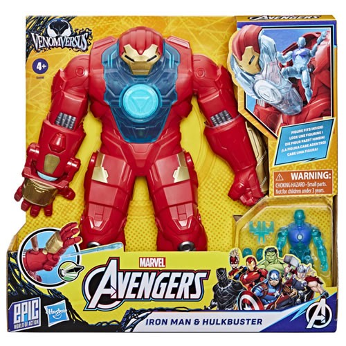 Marvel Avengers Figures - VenomVersus - Epic World Of Action - 4" Iron Man & Hulkbuster - 5L00