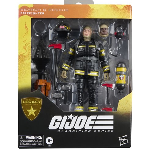 G.I. Joe Figures - 6" Classified Series - Legacy Coll - Search & Rescue Firefighter - 5L00