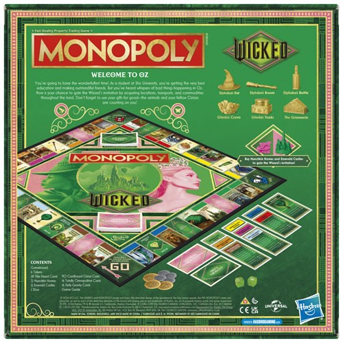 Boardgames - Monopoly - Wicked (2024 Movie)