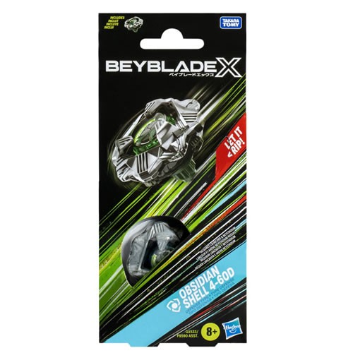 Beyblade X - Obsidian Shell 4-60D Booster Pack Set - AX00