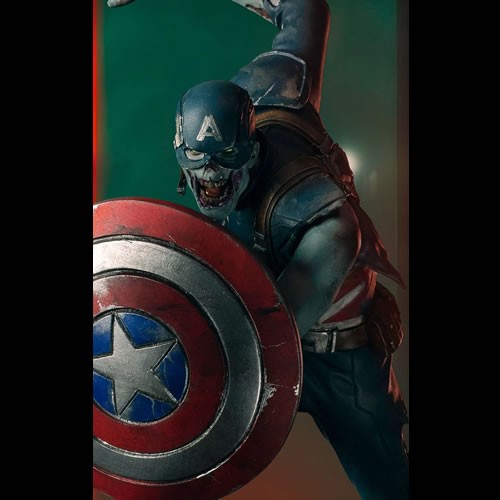 Art Scale 1/10 Scale Statues - Marvel - What If...? - Captain America Zombie