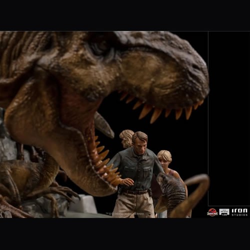 Demi Scale 1/20 Statues - Jurassic Park - The Final Scene Diorama