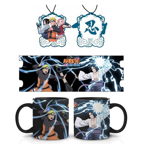 Naruto: Shippuden Accessories - Mug & Air Freshener Set