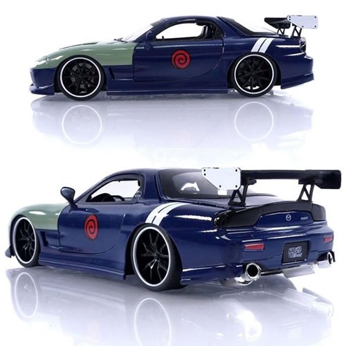 1:24 Scale Diecast - Hollywood Rides - Naruto: Shippuden - 1993 Mazda RX-7 w/ Kakashi Hatake