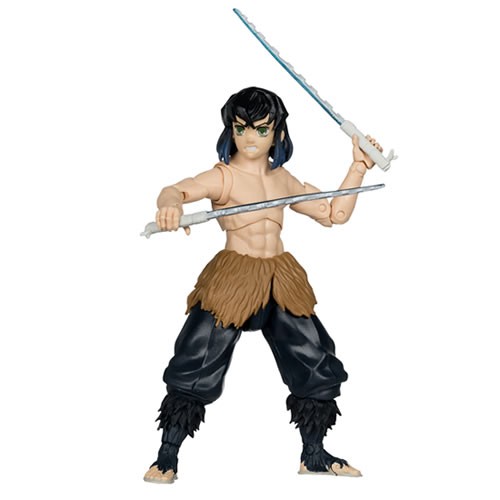 Demon Slayer Figures - S05 - 7" Scale Inosuke Hashibira (Unmasked) (Season 2)