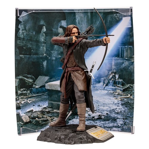 Movie Maniacs Figures - S04 - 6" Scale WB 100th Anniv - Aragorn (LOTR) Posed Figure