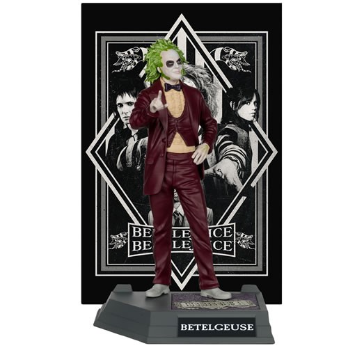 Movie Maniacs Figures - Beetlejuice Beetlejuice (2024) - 6" Scale Beetlejuice (Red) (Posed Fig)