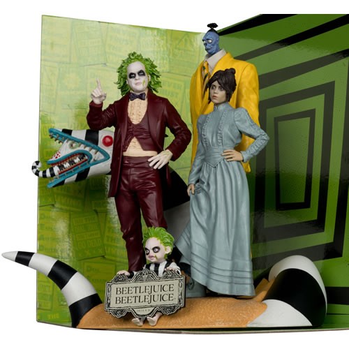 Movie Maniacs Figures - Beetlejuice Beetlejuice (2024) - W02 - 6" Scale Posed Figures 4-Pack