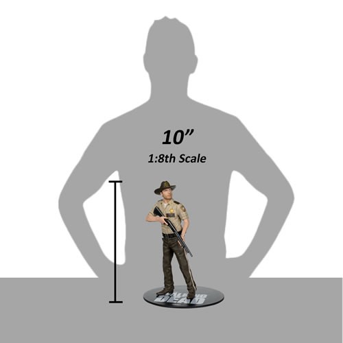 The Walking Dead Figures - 10" Rick Grimes (Season 01) (Posed Figure)