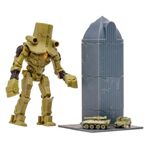 Pacific Rim Figures - 4" Scale Cherno Alpha (Jaeger) Figure Playset w/ Comic