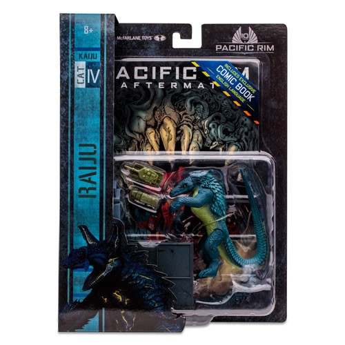 Pacific Rim Figures - 4" Scale Raiju (Kaiju) Figure Playset w/ Comic