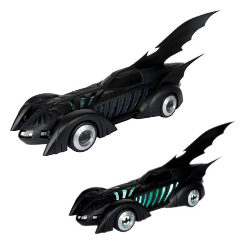 DC Multiverse Vehicles - Batman Forever - 7" Scale Batmobile (Lights & Sound) w/ Alfred Figure