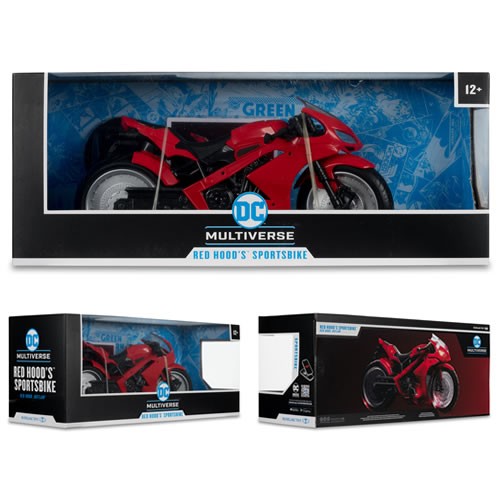 DC Multiverse Vehicles - Red Hood: Outlaw - 7" Scale Red Hood's Sportsbike