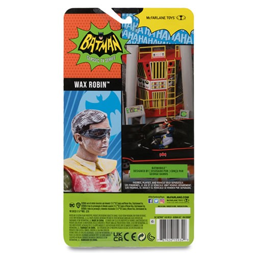 DC Retro Figures - Batman 66' - W10 - 6" Scale Wax Robin (Batman 1966 Classic TV Series)