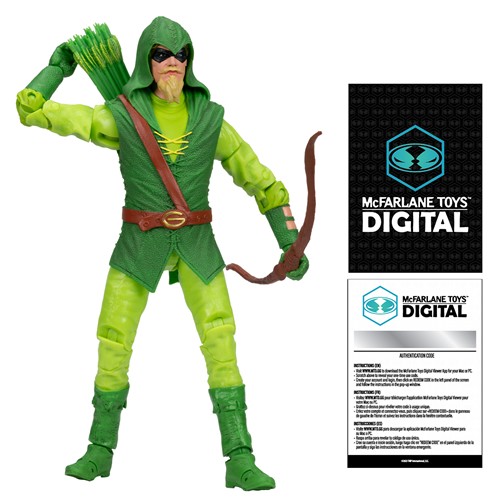 DC Direct (MTD) Figures - W02 - DC Classic - 7" Scale Green Arrow w/ (MTD) Collectible