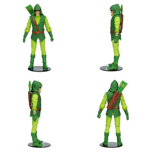 DC Direct (MTD) Figures - W02 - DC Classic - 7" Scale Green Arrow w/ (MTD) Collectible