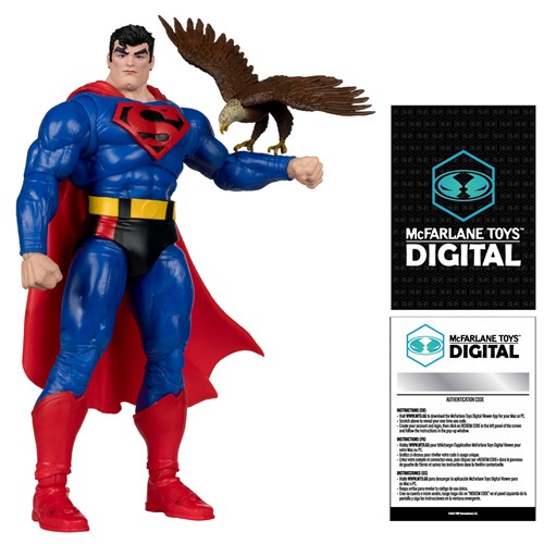 DC Direct (MTD) Figures - W02 - Our Worlds At War - 7" Scale Superman w/ (MTD) Collectible