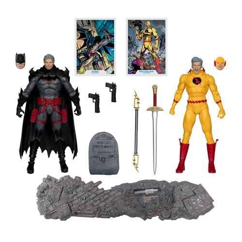 DC Multiverse Figures - Flashpoint - 7" Scale Batman Vs Professor Zoom Multipack