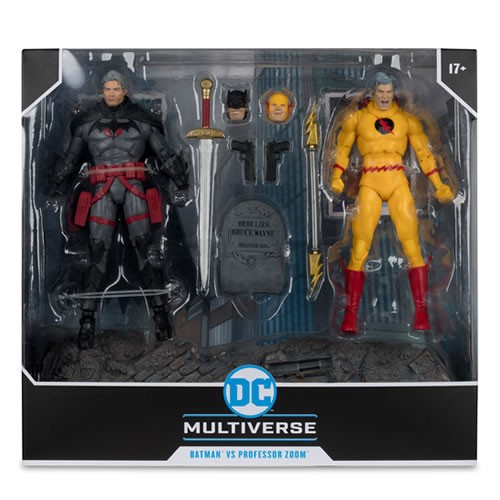 DC Multiverse Figures - Flashpoint - 7" Scale Batman Vs Professor Zoom Multipack