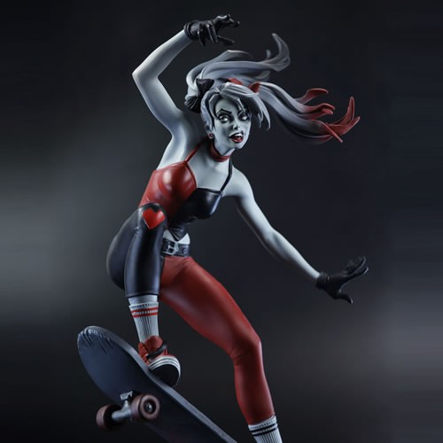 Harley Quinn Red, White & Black Statues - 1/10 Scale Harley Quinn By Ivan Tao