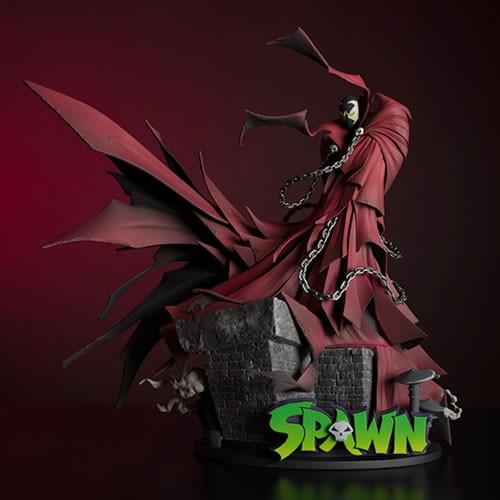 Spawn Statues - 30th Anniversary - Spawn/Batman #01 - 1/8 Scale Spawn By Greg Capullo Resin Statue