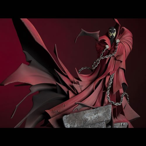 Spawn Statues - 30th Anniversary - Spawn/Batman #01 - 1/8 Scale Spawn By Greg Capullo Resin Statue