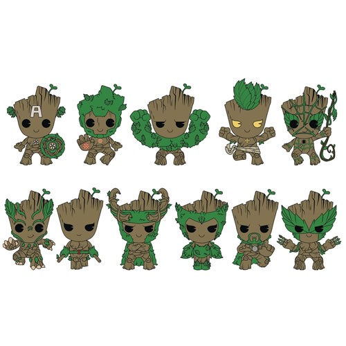 3D Foam Collectible Bag Clips - Marvel - Groot Collection - S02 - 24pc Blind Bag Display