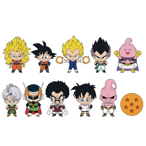 3D Foam Collectible Bag Clips - Dragon Ball Z - S06 - 24pc Blind Bag Display