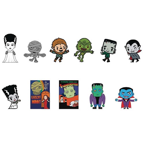 3D Foam Collectible Bag Clips - Universal Monsters - S03 - 24pc Blind Bag Display