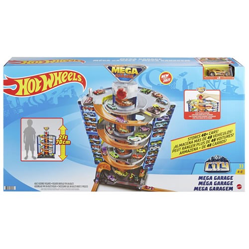 1:64 Scale Diecast - Hot Wheels City - Mega Garage Playset