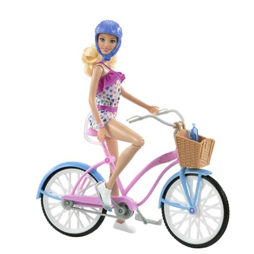 Barbie Dolls - Barbie w/ Bicycle