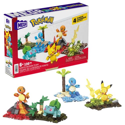 Mega Building Sets - Pokemon - Kanto Region Team