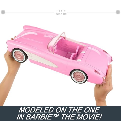 Hot Wheels RC - Barbie: The Movie - Barbie Corvette w/ Remote Control