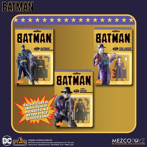 5 Points Figures - Batman (1989 Movie) - 3pc Figure Set