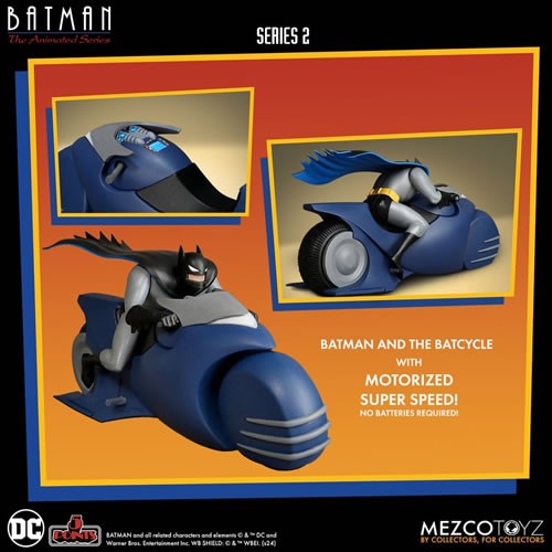 5 Points Vehicles - Batman: The Animated Series - Batman w/ Batcycle