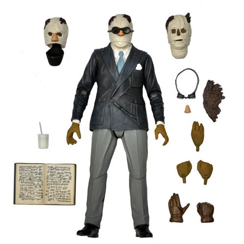 Universal Monsters 7" Scale Figures - Ultimate Invisible Man (Color)