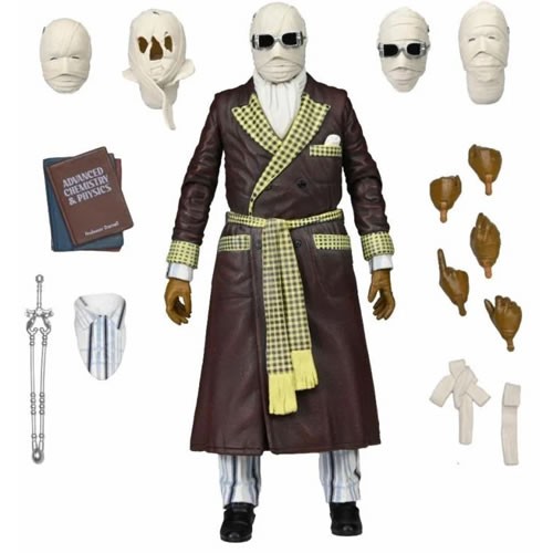 Universal Monsters 7" Scale Figures - The Invisible Man - Ultimate Invisible Man "Kemp House" (Color)