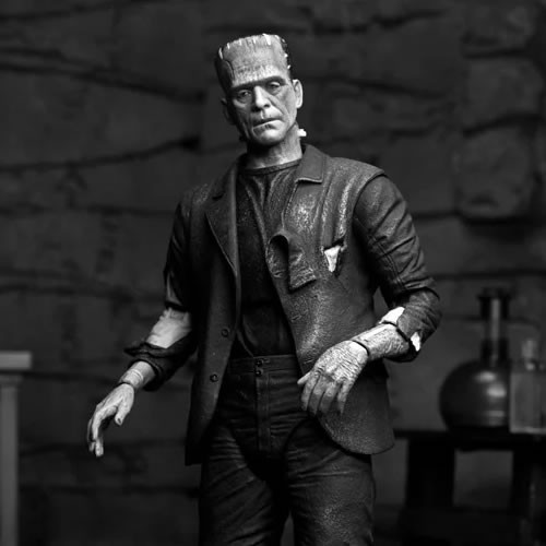 Universal Monsters 7" Scale Figures - Bride Of Frankenstein - Ultimate Frankenstein’s Monster (B&W)