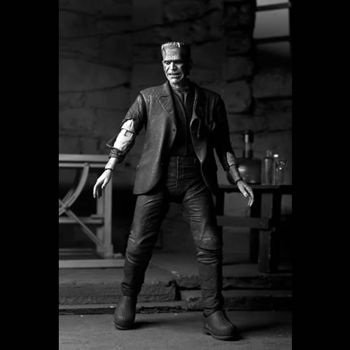 Universal Monsters 7" Scale Figures - Bride Of Frankenstein - Ultimate Frankenstein’s Monster (B&W)