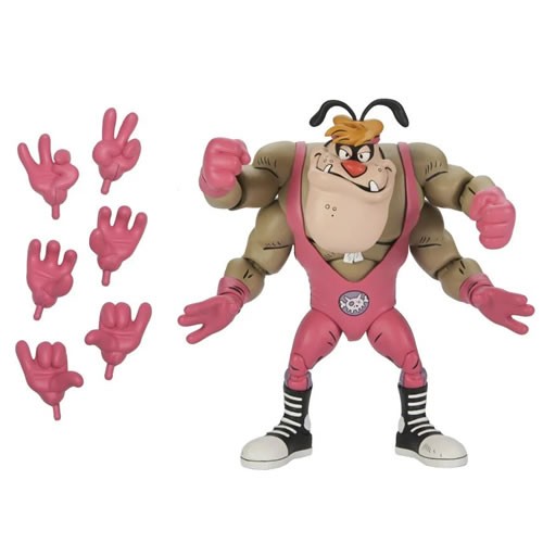 TMNT 7" Scale Figures - Archie Comics - Stump Wrestling Cryin' Houn' Deluxe