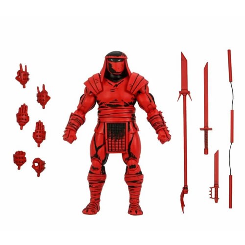 TMNT 7" Scale Figures - Mirage Comics - Red And Black Foot Enforcer