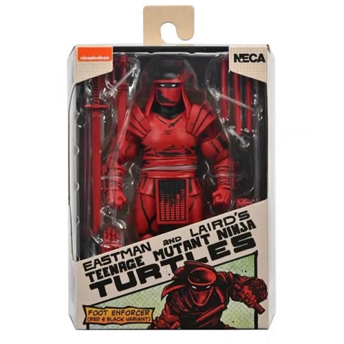 TMNT 7" Scale Figures - Mirage Comics - Red And Black Foot Enforcer