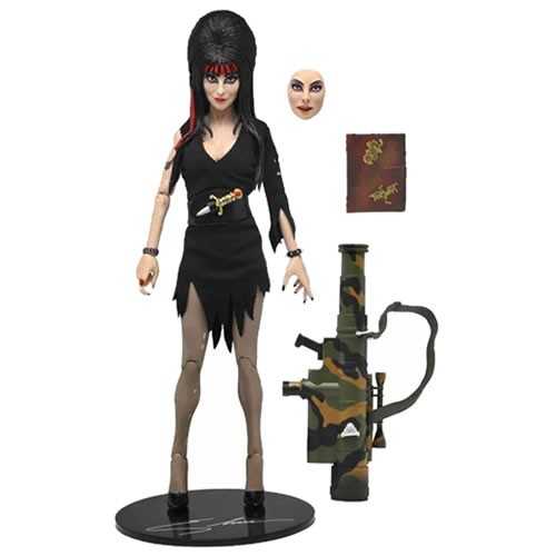 Retro Clothed Action Figures - Elvira: Mistress Of The Dark - 8” Elvira (Commando)